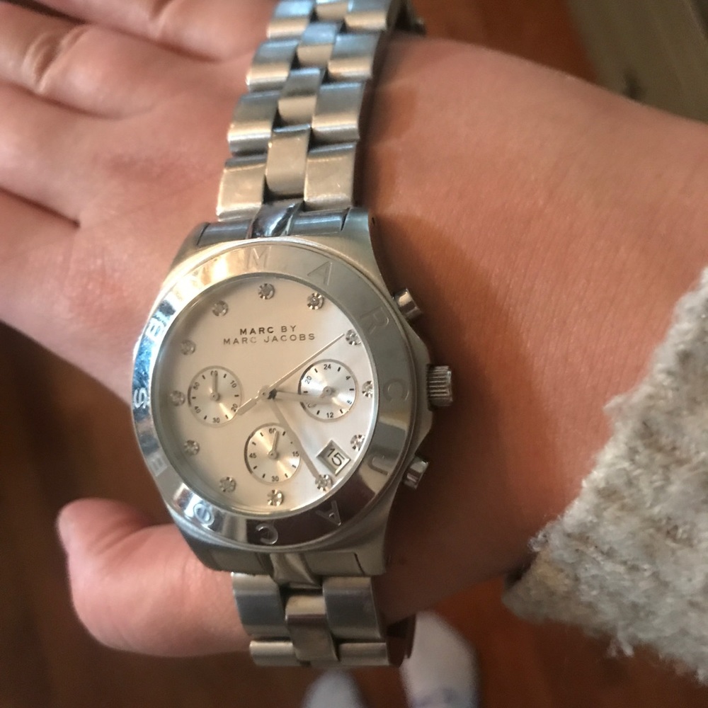 Marc Jacobs Silver Watch